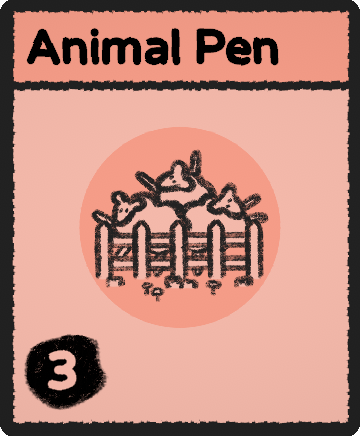 Animal Pen card