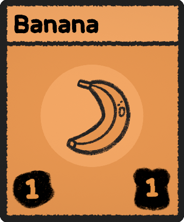 Banana card