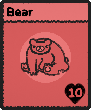 Bear card