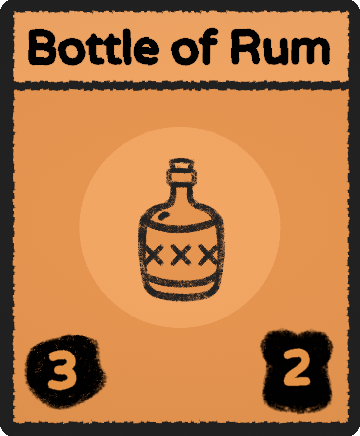 Bottle of Rum card