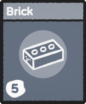 Brick card