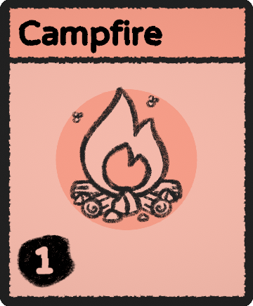 Campfire card