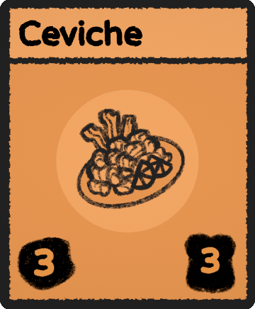 Ceviche card