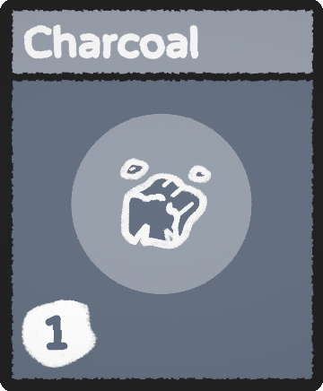 Charcoal card