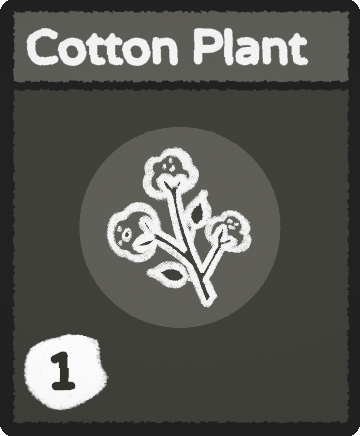 Cotton Plant card