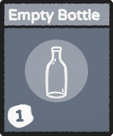 Empty Bottle card