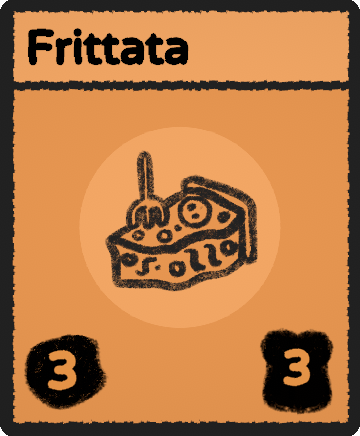 Frittata card