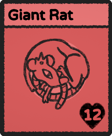 Giant Rat card