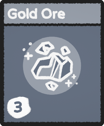 Gold Ore card