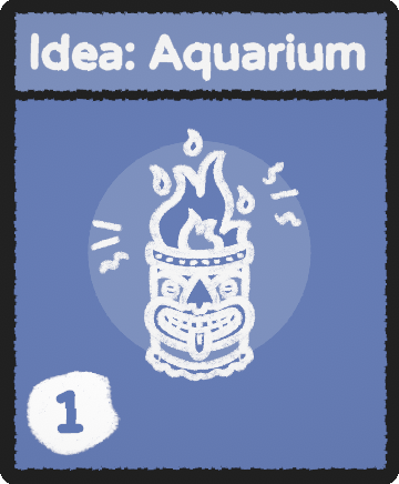 Idea: Aquarium card