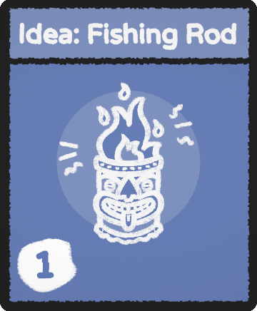 Idea: Fishing Rod card