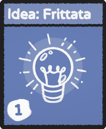 Idea: Frittata card