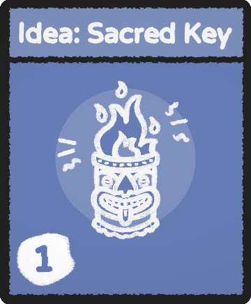 Idea: Sacred Key card