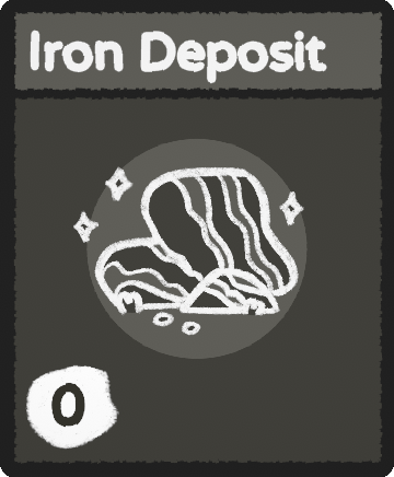 Iron Deposit card