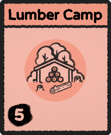 Lumber Camp card