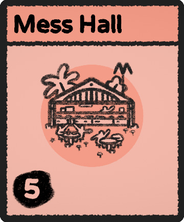 Mess Hall card