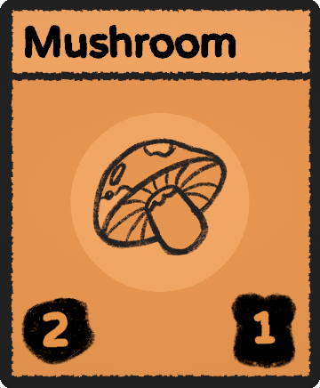 Mushroom card