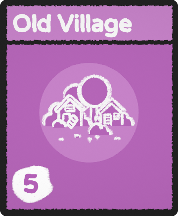 Old Village card