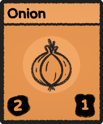 Onion card