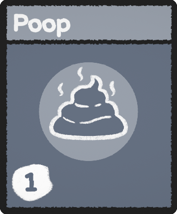 Poop card