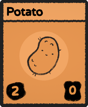 Potato card