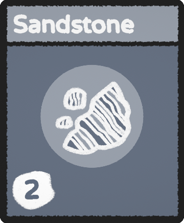 Sandstone card