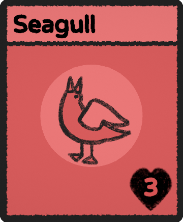 Seagull card