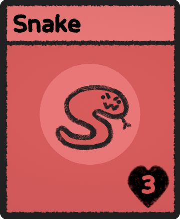 Snake card