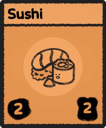 Sushi card