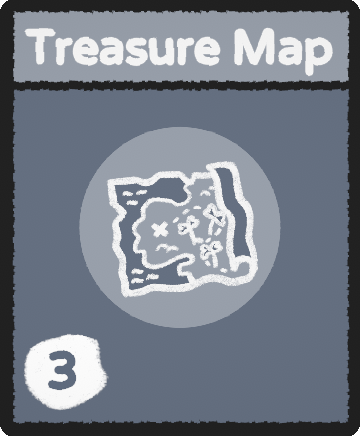 Treasure Map card